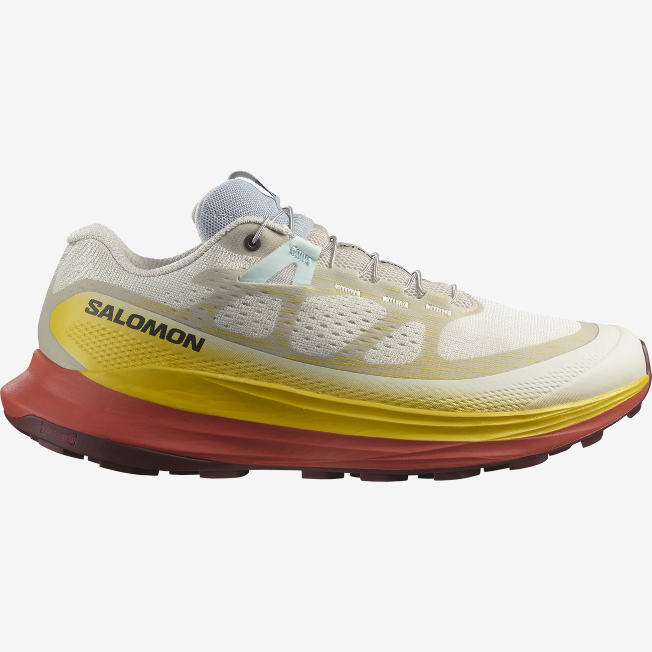 Salomon Women's Ultra Glide Running Shoes in Rainy Day Freesia Hot Sauce  Women's Footwear