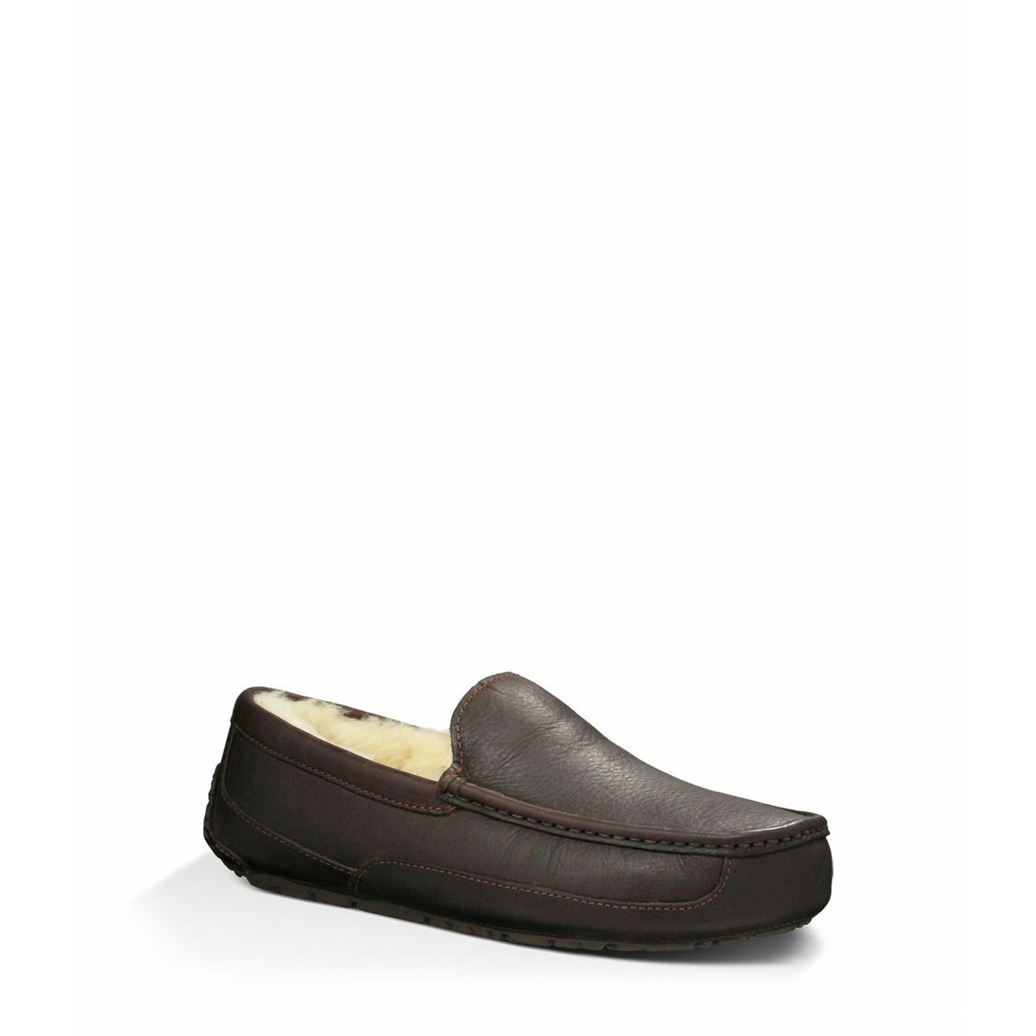 UGG Men's Ascot Leather Slipper in China Tea  Men's Footwear