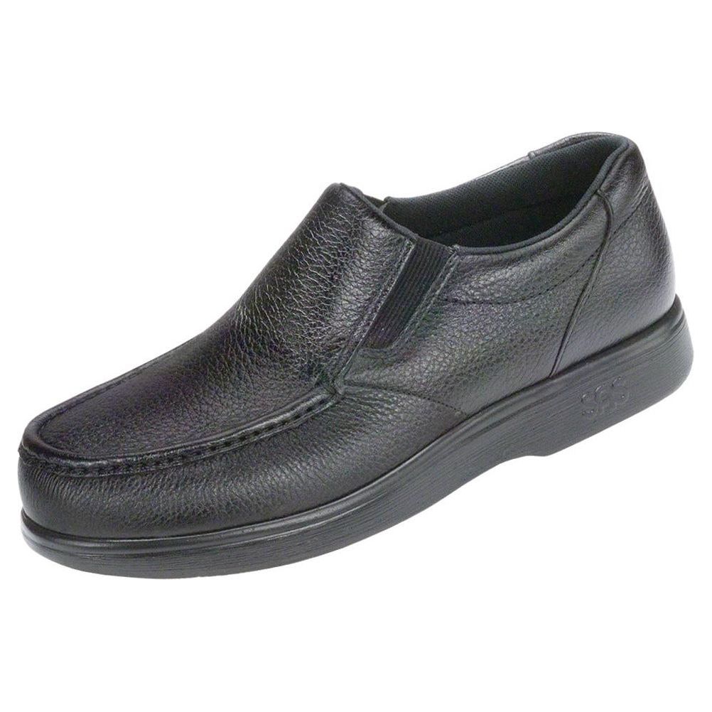 SAS Men's Side Gore Slip-On in Black Wide  Men's Footwear