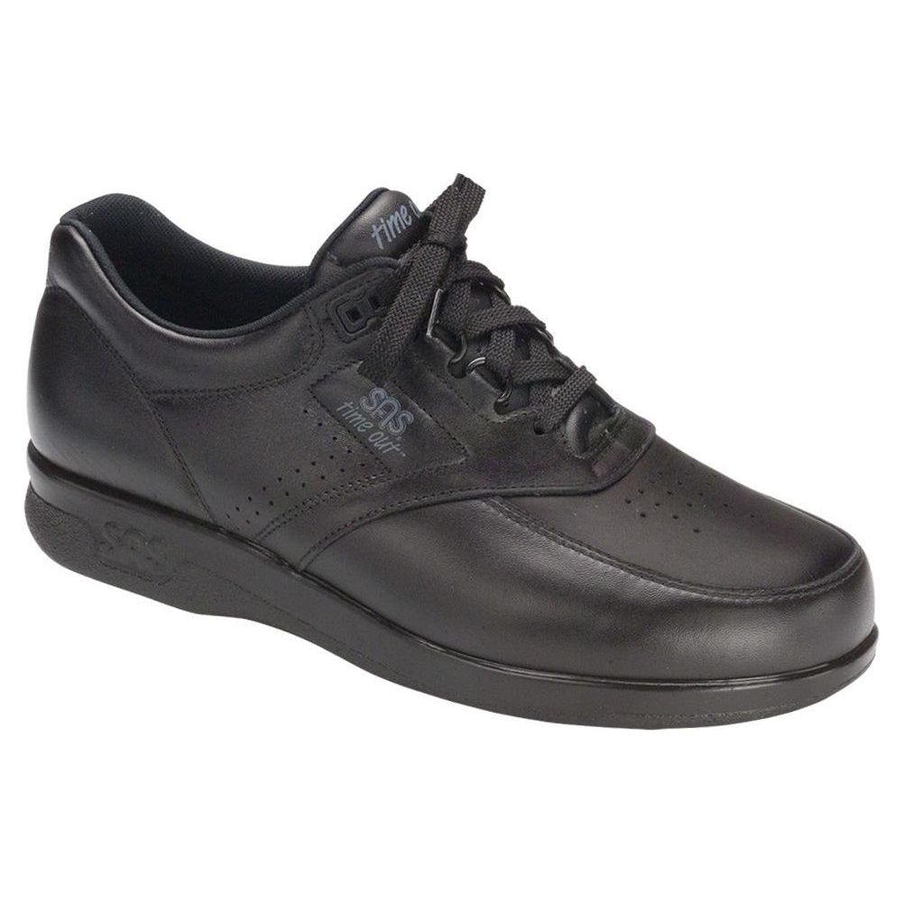 SAS Men's Time Out in Black Wide  Men's Footwear