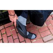OOFOS Unisex Ooahh Sports Flex Sandals in Black Matte  Men's Footwear