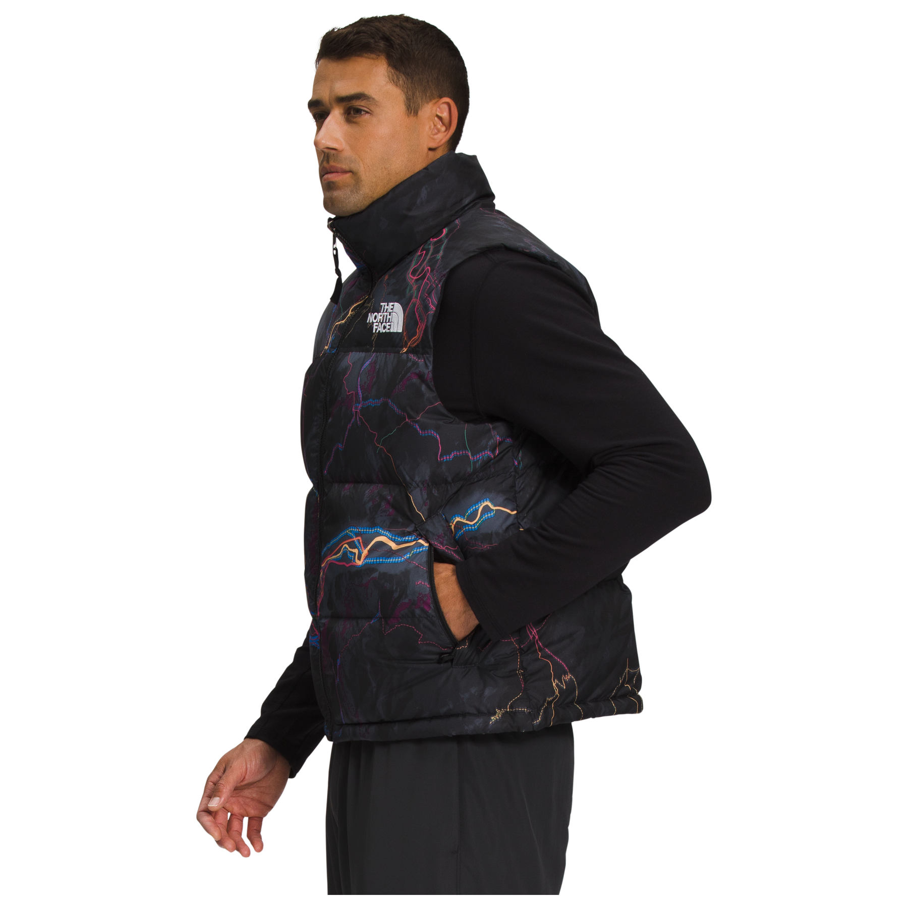 The North Face Men's 1996 Retro Nuptse Vest in TNF Black Trail