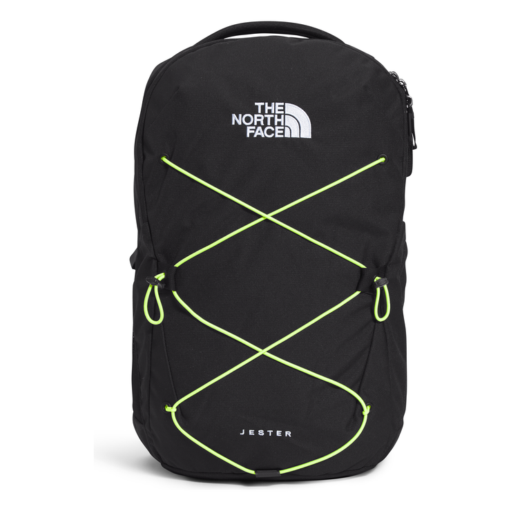 The North Face Jester Backpack in TNF Black Heather/LED Yellow  Accessories