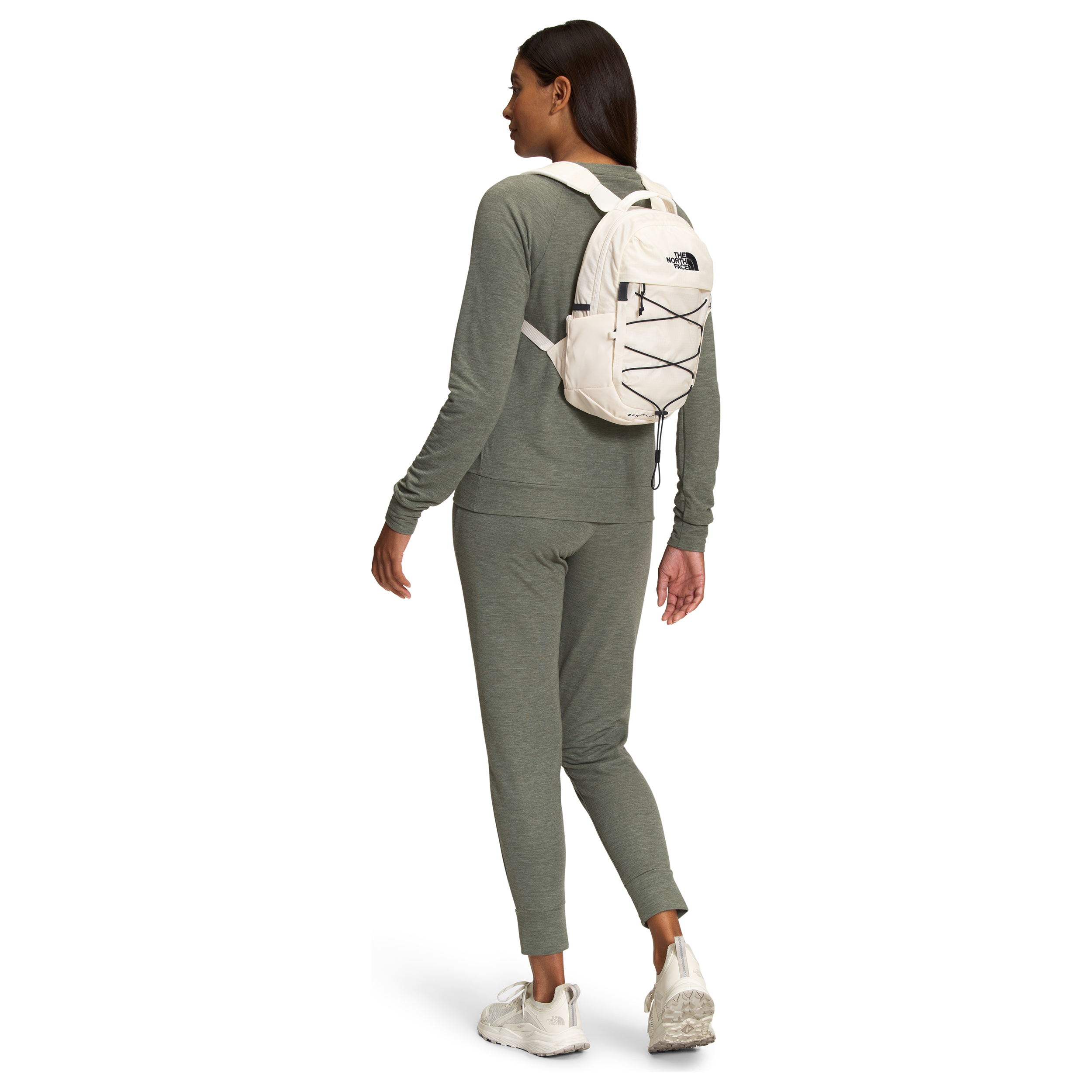 The North Face Borealis Mini Backpack in Gardenia White Black  Accessories