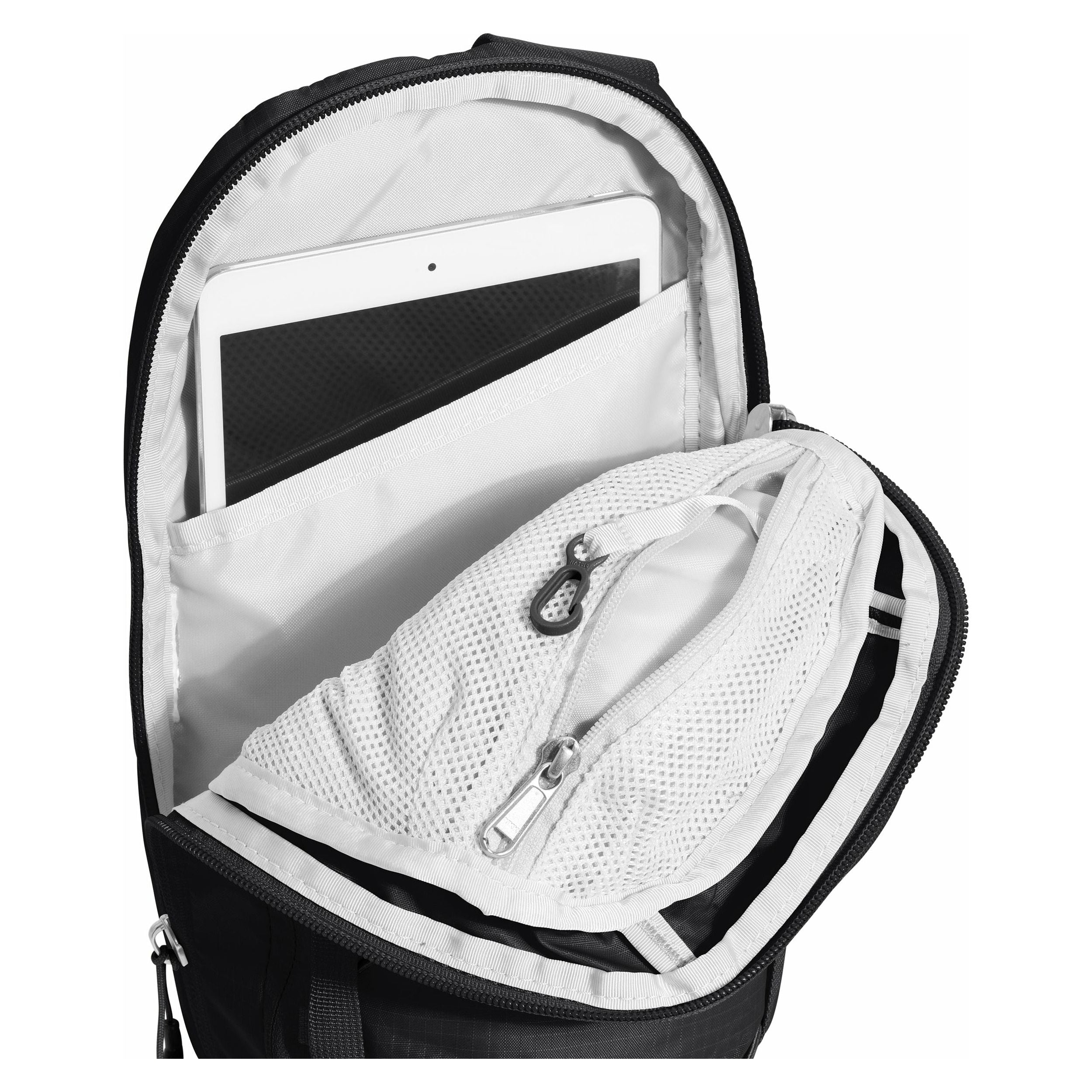 The North Face Borealis Sling Pack in Black White  Accessories