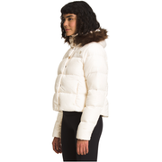 The North Face Women's Dealio Down Short Jacket in Gardenia White