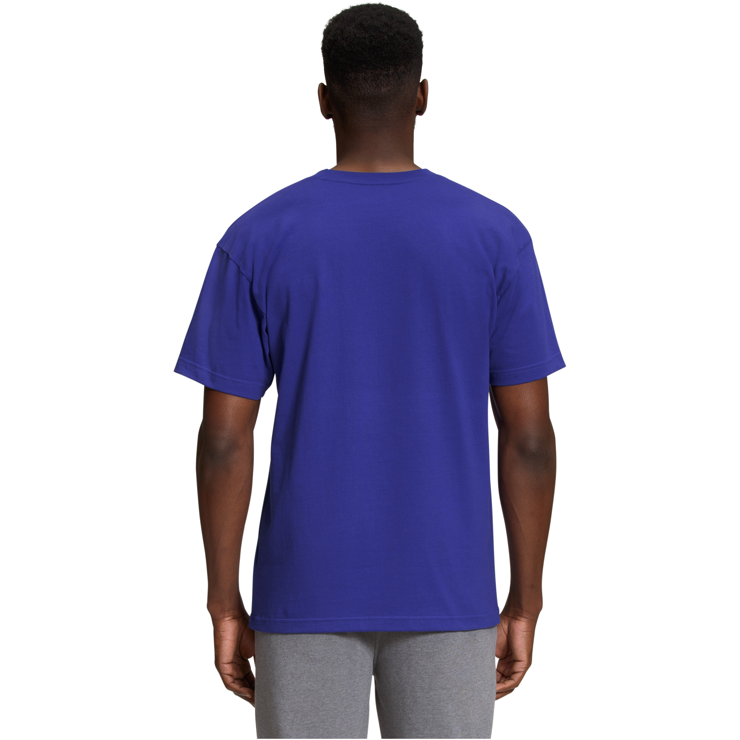 The North Face Men's Short Sleeve Heavyweight Box Tee in Lapis Blue  Men's Apparel