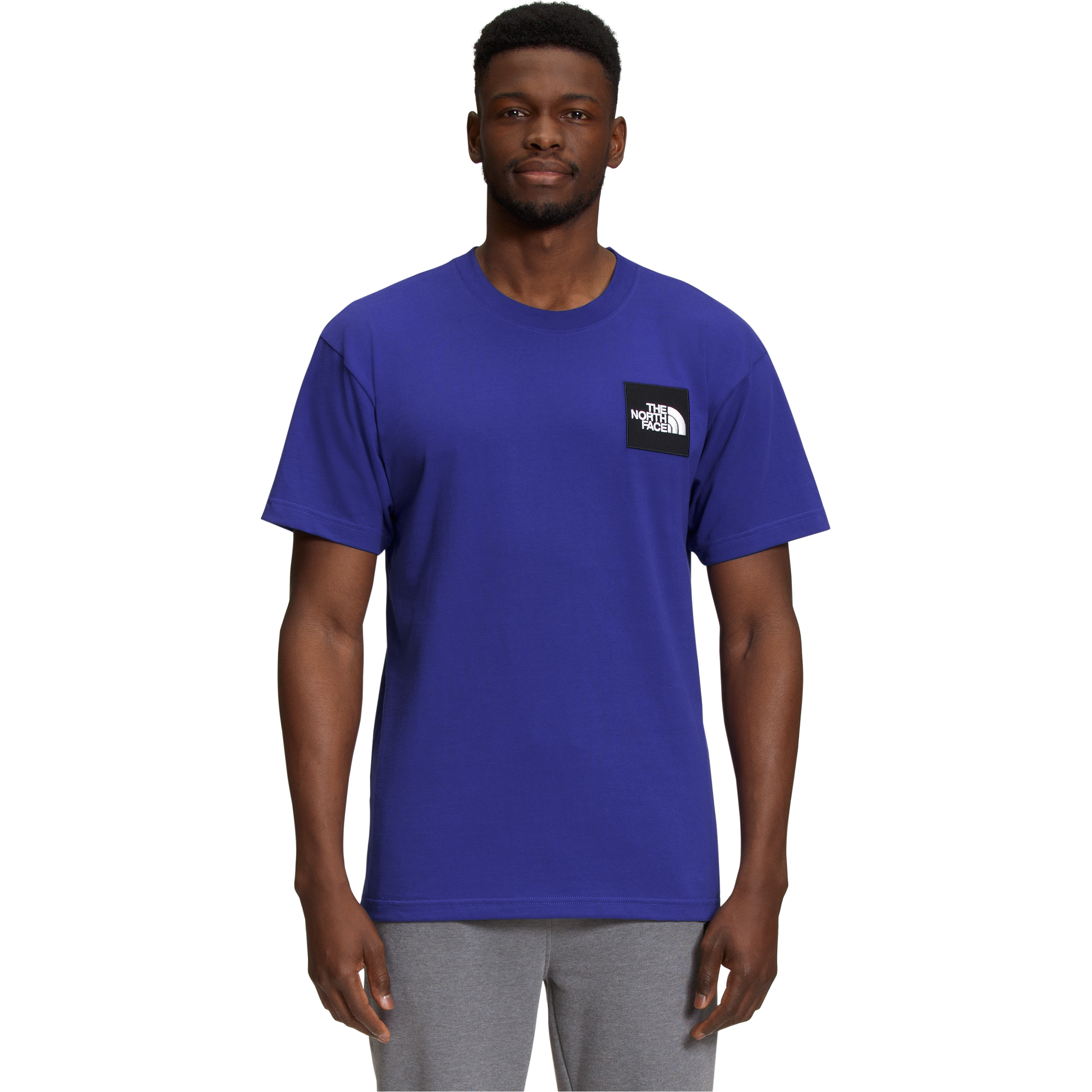 The North Face Men's Short Sleeve Heavyweight Box Tee in Lapis Blue  Men's Apparel