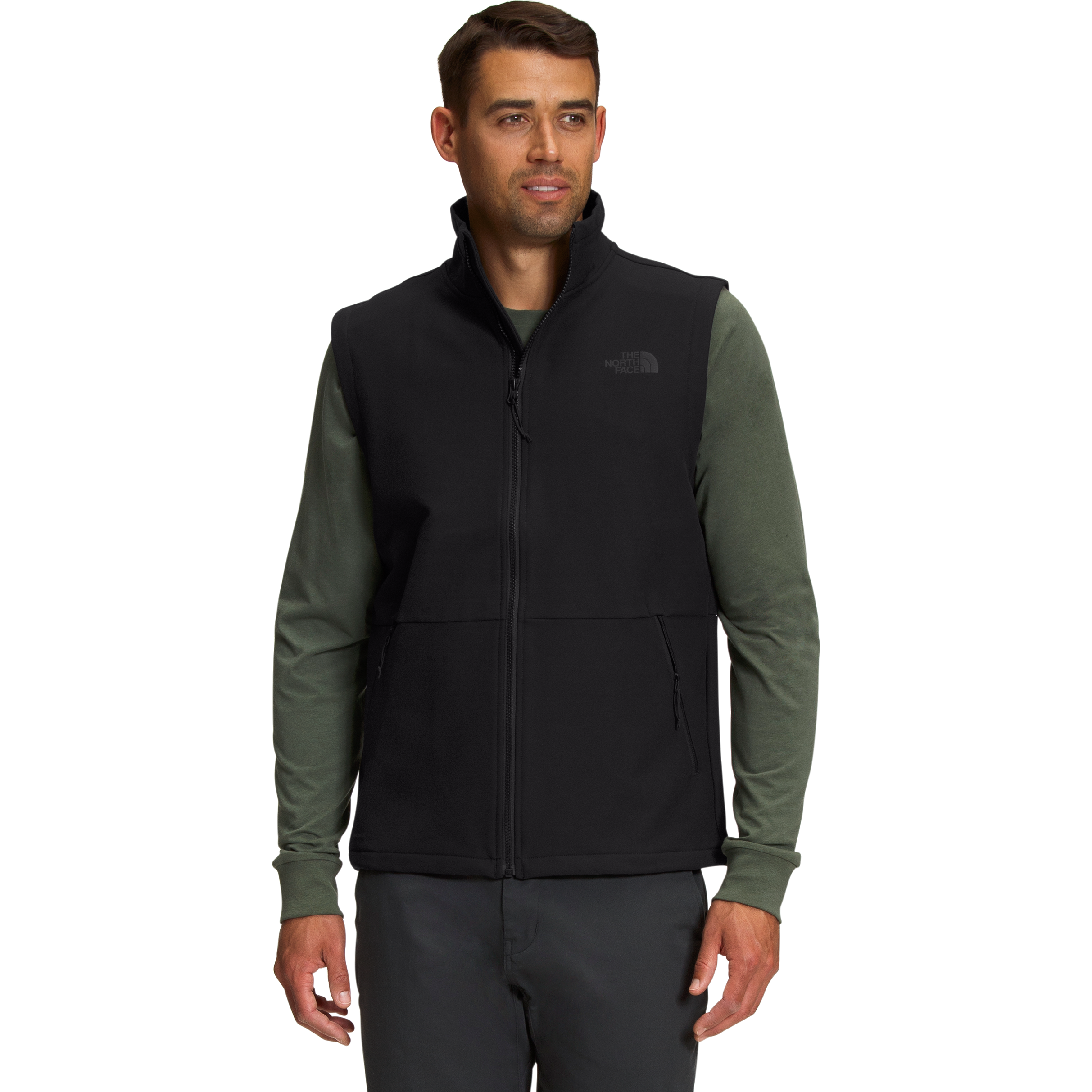 The North Face Men's Camden Softshell Vest in Vanadis Black Heather  Men's Apparel