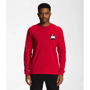 The North Face Men's Long Sleeve Lunar New Year Tee in Red