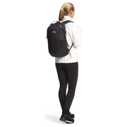 The North Face Women's Isabella 3.0 Backpack in TNF Black Light Heather/Burnt Coral Metallic  Accessories