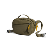 The North Face Women's Isabella Hip Pack in New Taupe Green Light Heather Arrowwood Yellow  Accessories