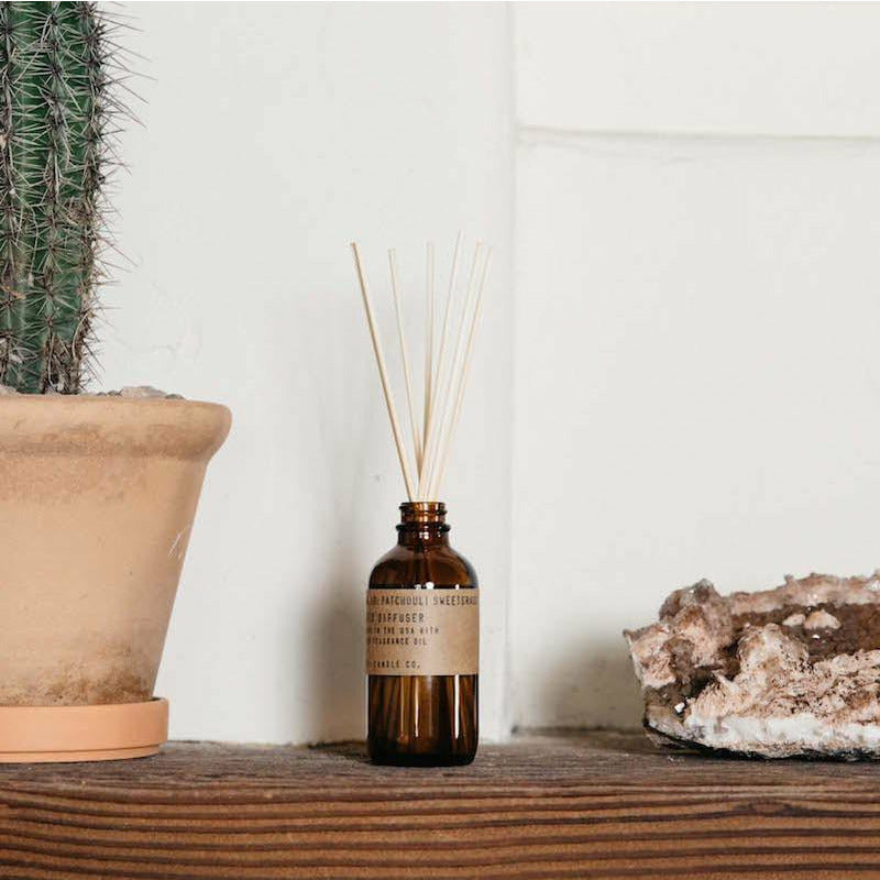P. F. CANDLE CO 3.5 OZ REED DIFFUSER - PATCHOULI SWEETGRASS  Accessories
