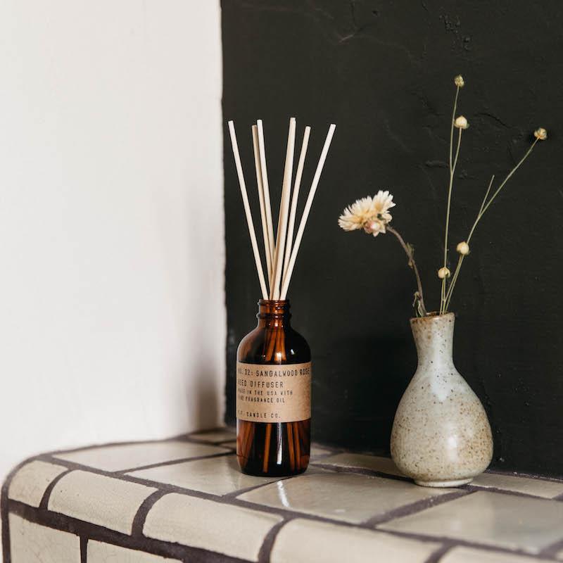P. F. Candle Co. 3.5 oz Reed Diffuser - Sandalwood Rose  Accessories