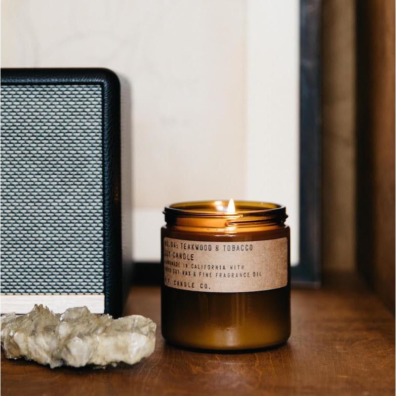 P. F. CANDLE CO. 12.5 oz Candle - Teakwood & Tobacco  Accessories