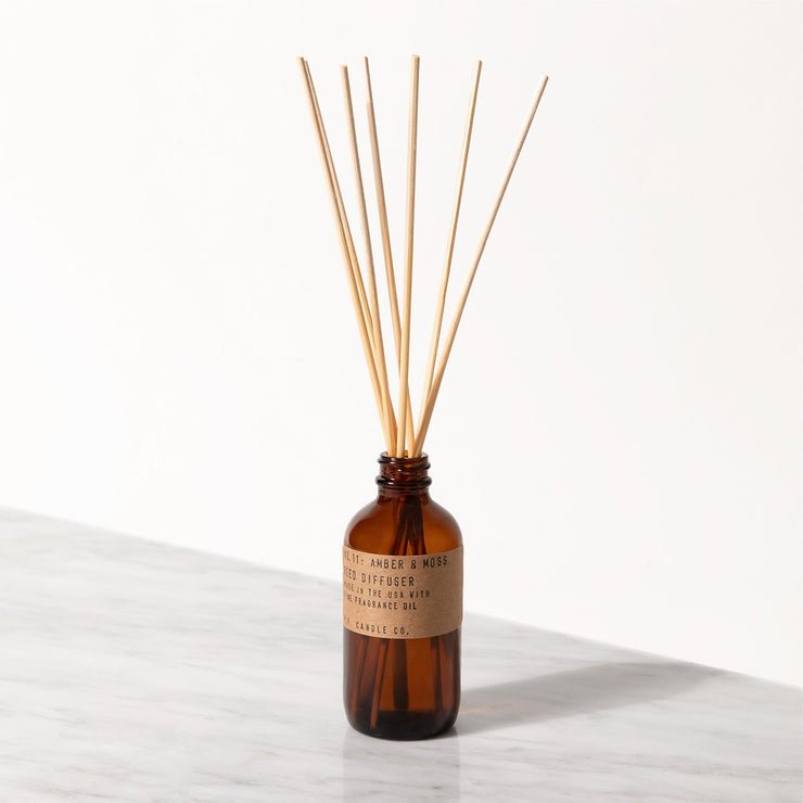 P. F. Candle Co 3.5 oz Reed Diffuser - Amber & Moss  Accessories