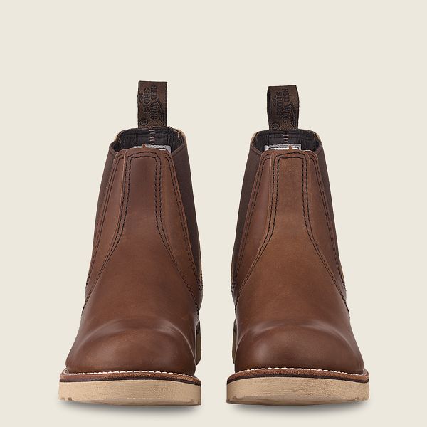 Red Wing Men's 6-Inch Classic Chelsea Boot 3190 In Amber Harness Leather  Men's Footwear