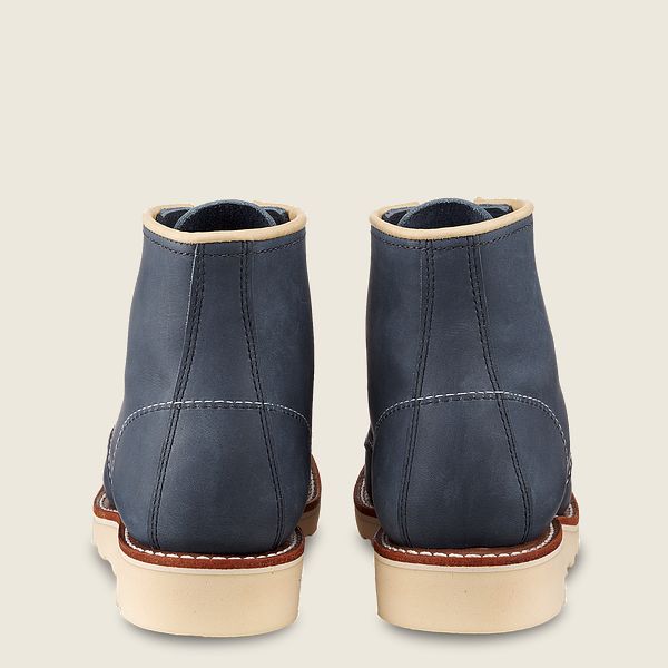Red Wing Women's Classic Moc 6-inch Short Boot 3353 in Indigo Legacy Leather  Women's Footwear