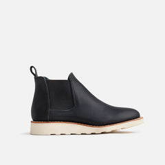 Red Wing Women's Classic Chelsea Short Boot 3444 In Black Boundary Leather