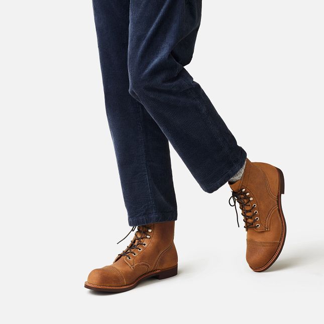 Red Wing Men's Iron Ranger 6-inch Boot 8083 in Hawthorne Muleskinner Leather  Men's Footwear
