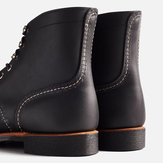 Red Wing Men's Iron Ranger 6" Boot 8084 in Black Harness Leather  Men's Footwear