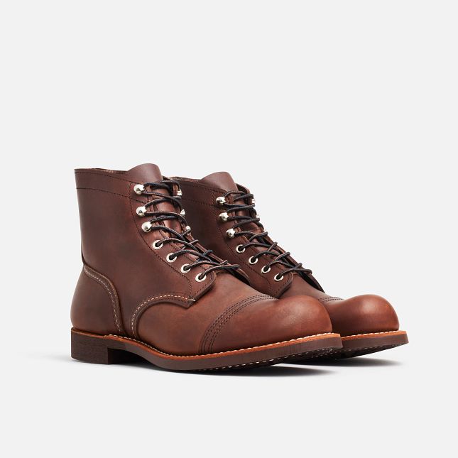 Red Wing Men's Iron Ranger 6-inch Boot 8111 In Amber Harness Leather  Men's Footwear