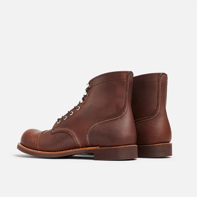 Red Wing Men's Iron Ranger 6-inch Boot 8111 In Amber Harness Leather  Men's Footwear