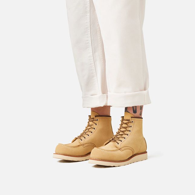 Red Wing Men's Classic Moc 6" Boot 8833 in Hawthorne Abilene Leather  Men's Footwear