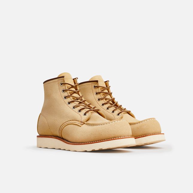 Red Wing Men's Classic Moc 6" Boot 8833 in Hawthorne Abilene Leather  Men's Footwear