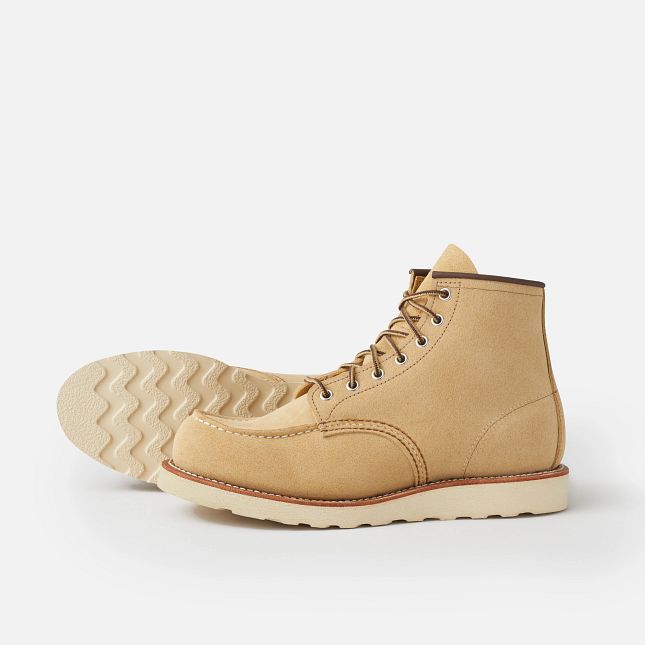 Red Wing Men's Classic Moc 6" Boot 8833 in Hawthorne Abilene Leather  Men's Footwear