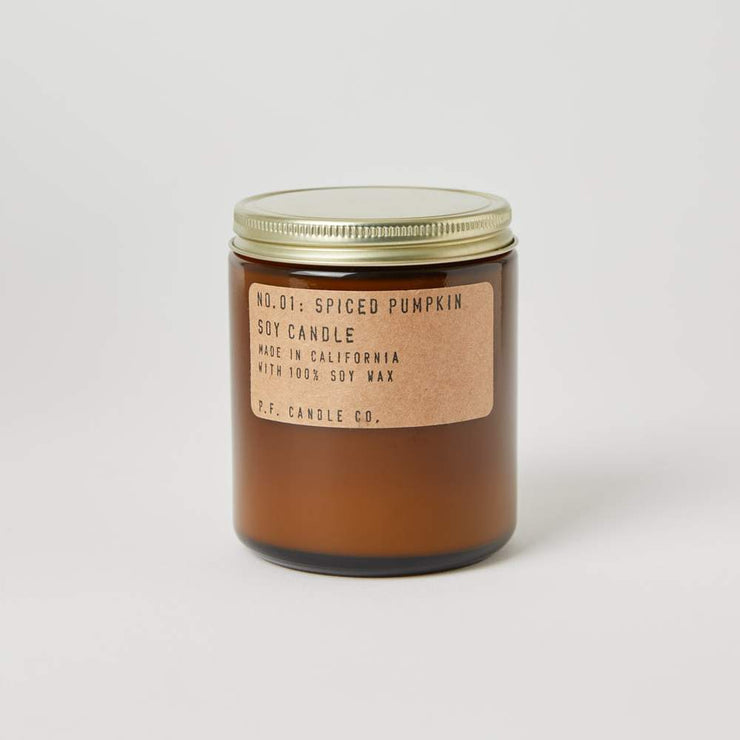 P. F. CANDLE CO. 7.2 oz Standard Soy Candle - Spiced Pumpkin  Accessories