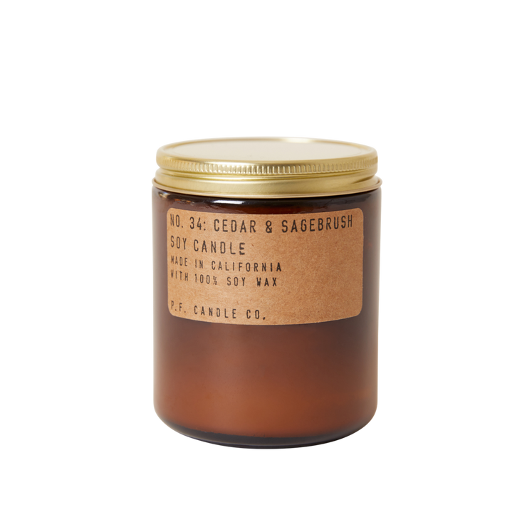 P. F. Candle Co. 7.2 Oz Standard Soy Candle - Cedar & Sagebrush  Accessories