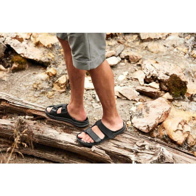 Birkenstock Men's Atacama Birko Flor in Futura Black  Men's Footwear
