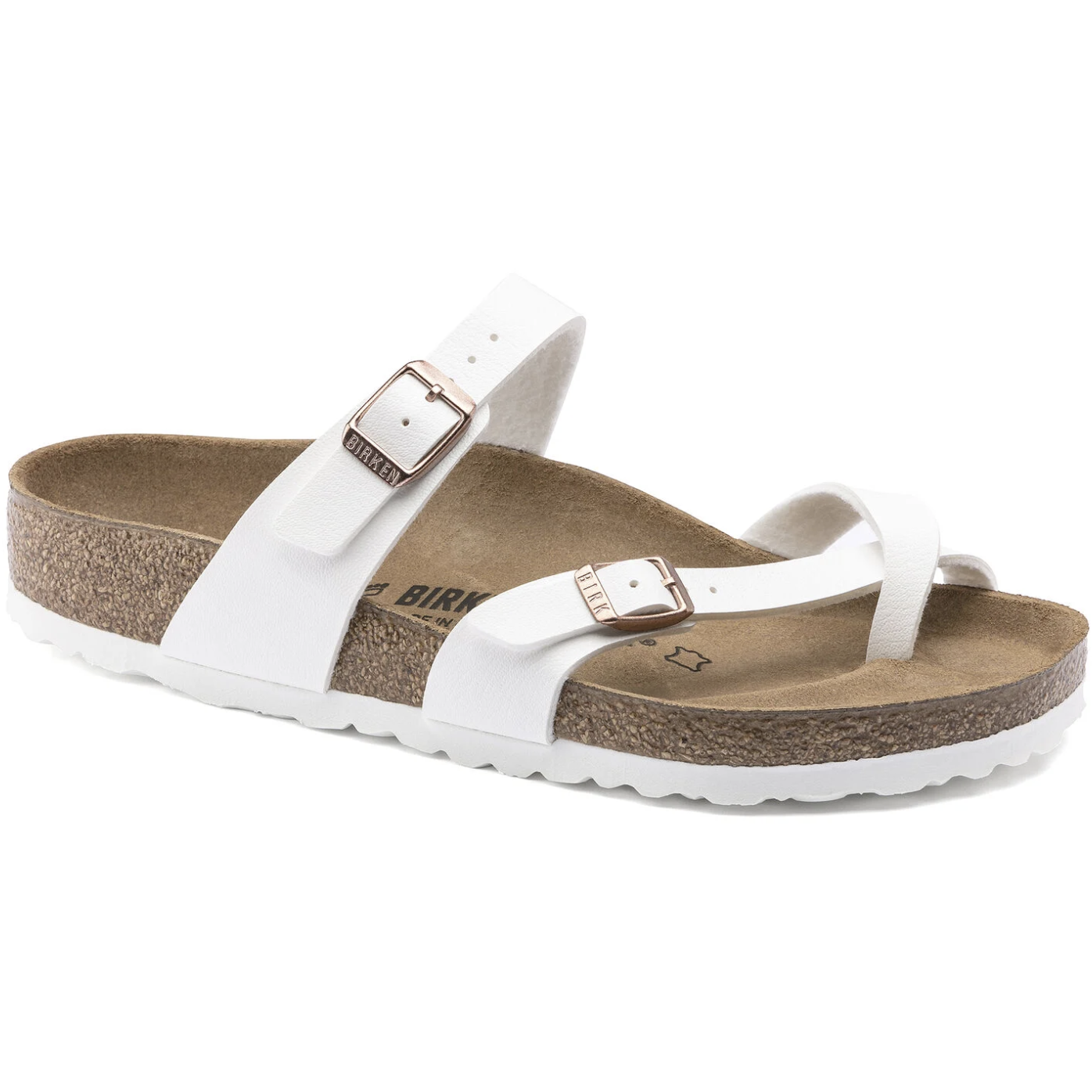 Birkenstock Mayari Birko-flor Classic Footbed Sandal in White  Women's Footwear