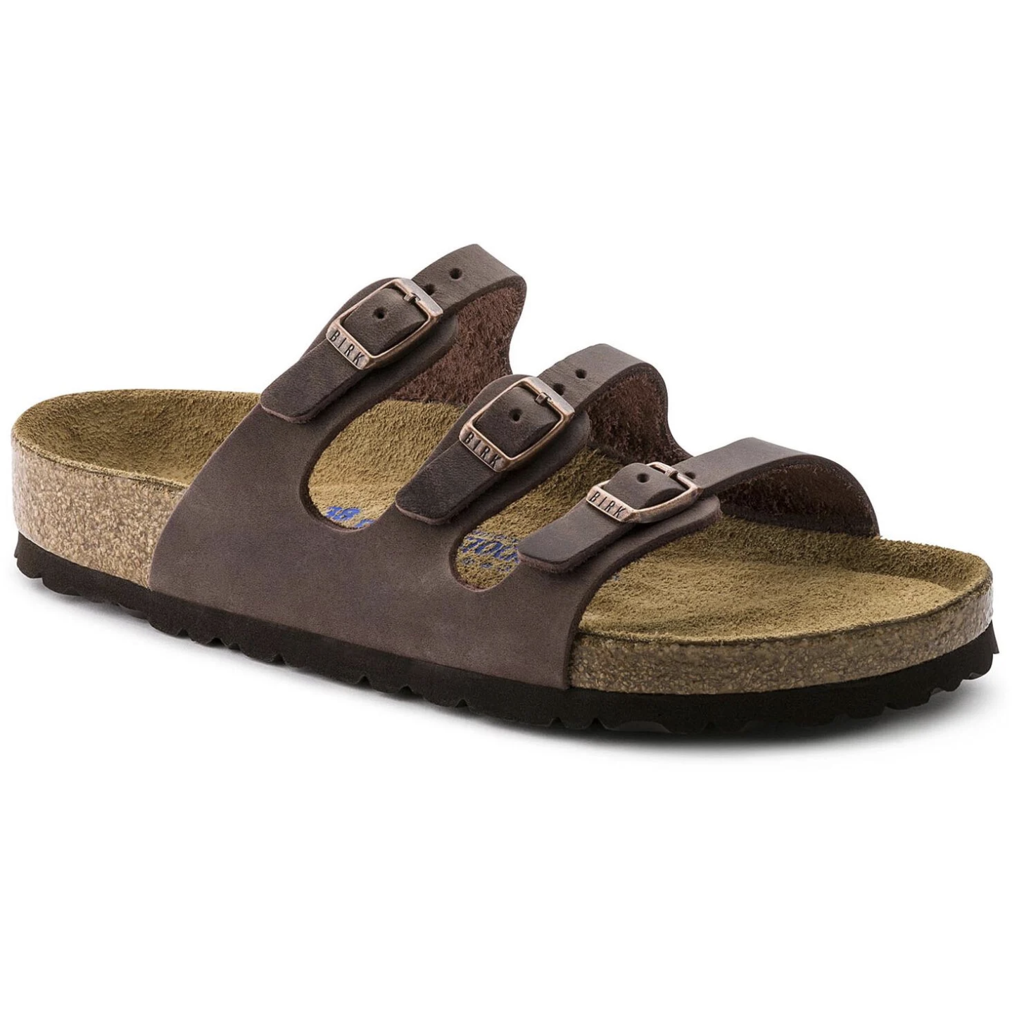 Birkenstock Flordia Oiled Leather SFB Sandal in Habana  Women's Footwear