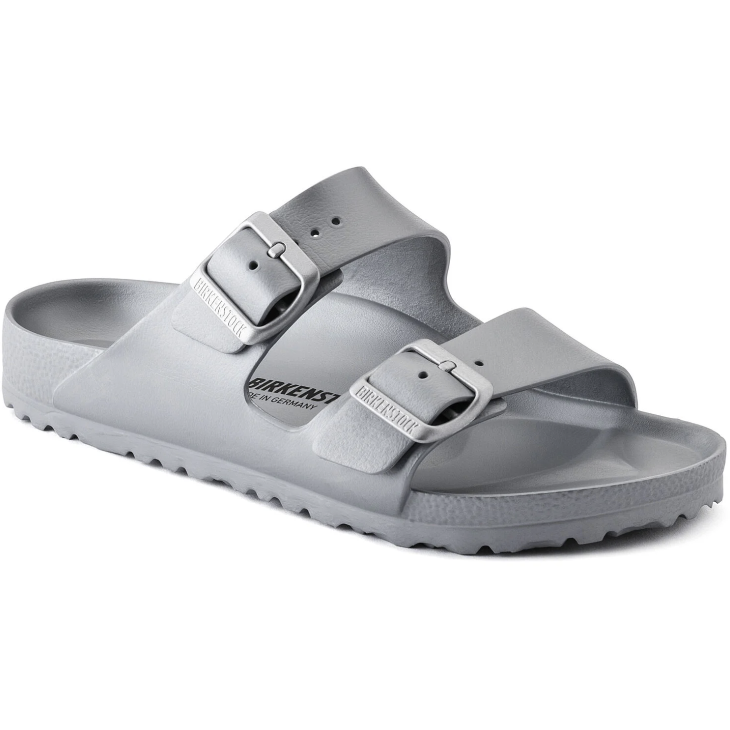 Birkenstock Arizona EVA Sandal in Metallic Silver  Women's Footwear