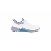 Ecco Women's Golf Biom H4 Boa Shoe in White Silver Grey  Footwear