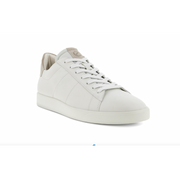 Ecco Men's Street Lite Sneaker in White Gravel  Men's Footwear