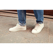 Ecco Men's Street Lite Sneaker in White Gravel  Men's Footwear