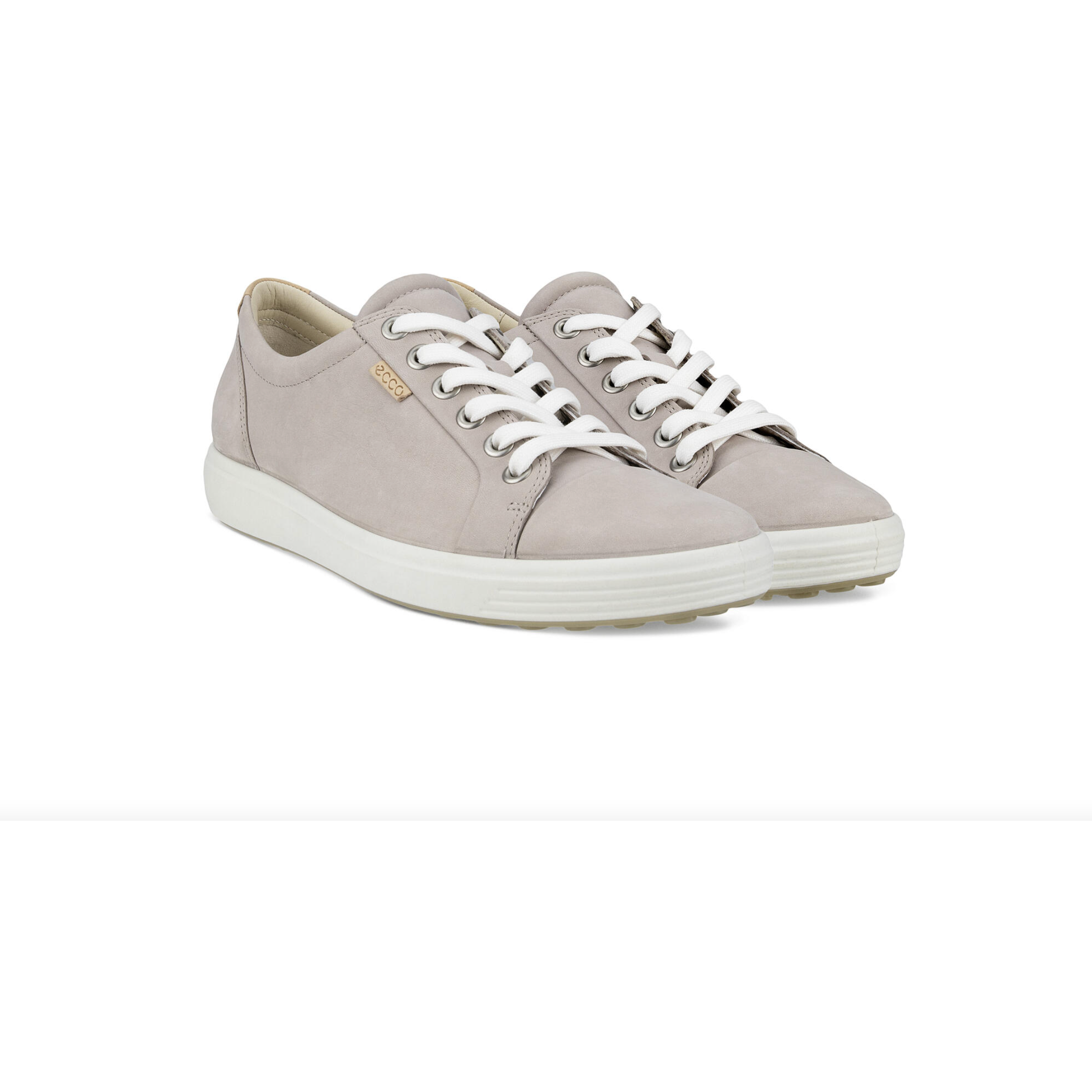 Ecco Women's Soft 7 Sneaker in Grey Rose  Women's Footwear