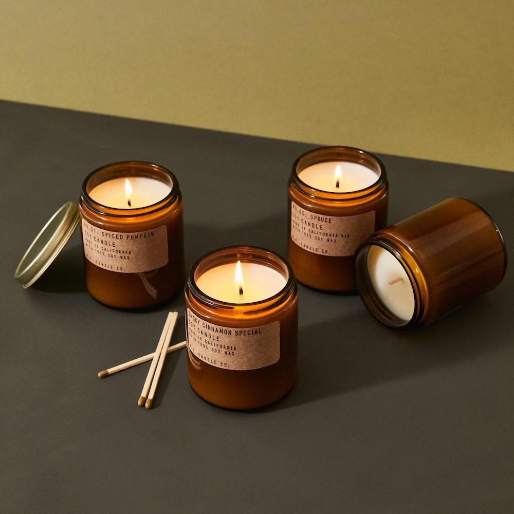 P. F. CANDLE CO. 7.2 Ooz Standard Soy Candle - Spruce  Accessories