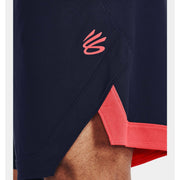 Under Armour Men's Curry Splash Shorts in Midnight Navy/Taxi  Accessories