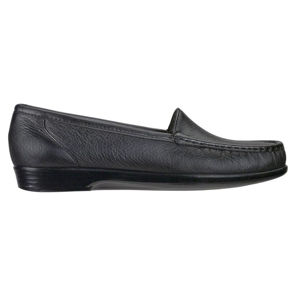 SAS Women's Simplify Slip-On Loafer in Black Wide  Women's Footwear