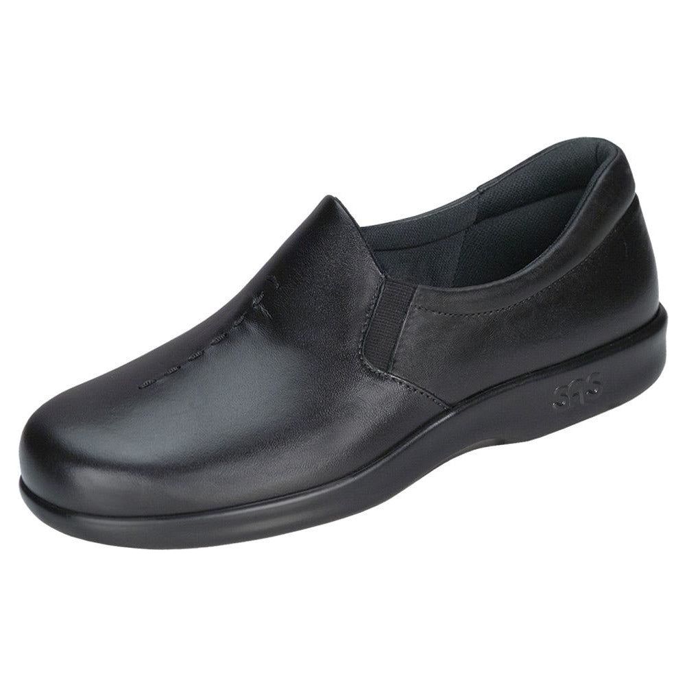 SAS Women's Viva Slip On Loafer in Black Wide  Women's Footwear