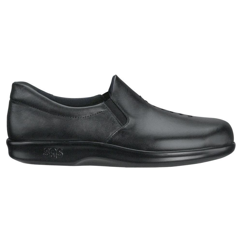 SAS Women's Viva Slip On Loafer in Black Wide  Women's Footwear