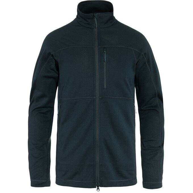 Fjallraven Men's Abisko Lite Fleece Jacket in Dark Navy  Men's Apparel