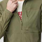 Fjallraven Men's Abisko Lite Fleece Jacket in Green  Men's Apparel