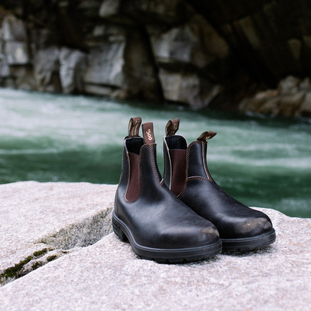 Blundstone Original 500 Chelsea Boots in Stout Brown  Men's Boots