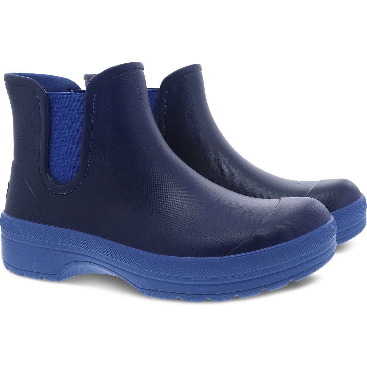 Dansko Karmel Rain Boot in Blue Molded  Footwear