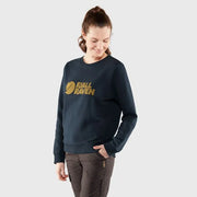 Fjallraven Women's Logo Sweater in Mais Yellow  Women's Apparel